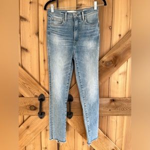Denim Forum High Rise Crop Jeans